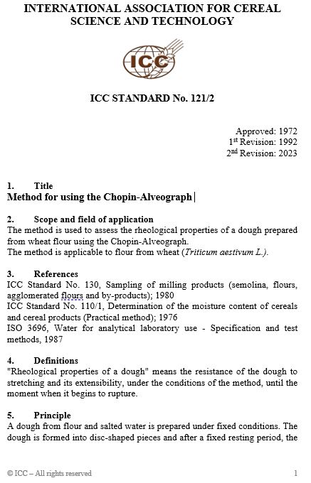 121/2 Method for using the Chopin-Alveograph [PDF]