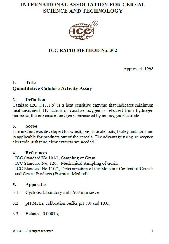 302 Quantitative Catalase Activity Assay [PDF]