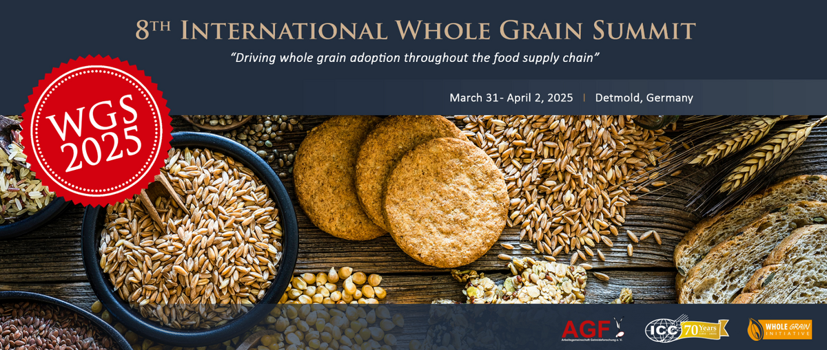 Join the 8th International Whole Grain Summit in Detmold: UPDATE: Registration, Programme, and Sponsorship Opportunities