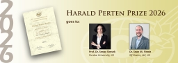 Harald Perten Prize 2026: Prof. Dr. Senay Simsek and Dr. Sean M. Finnie